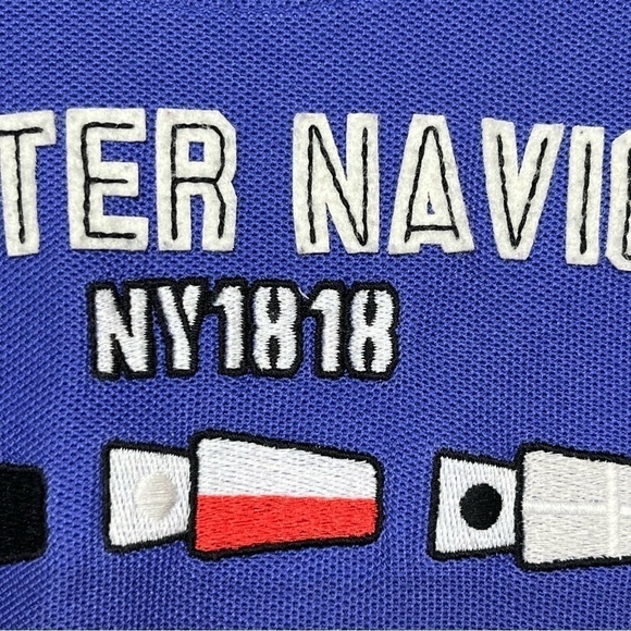 Brooks Brothers Shirt Mens Small Rugby Polo 1818 Pro Sport Deepwater Navigation - Picture 10 of 14